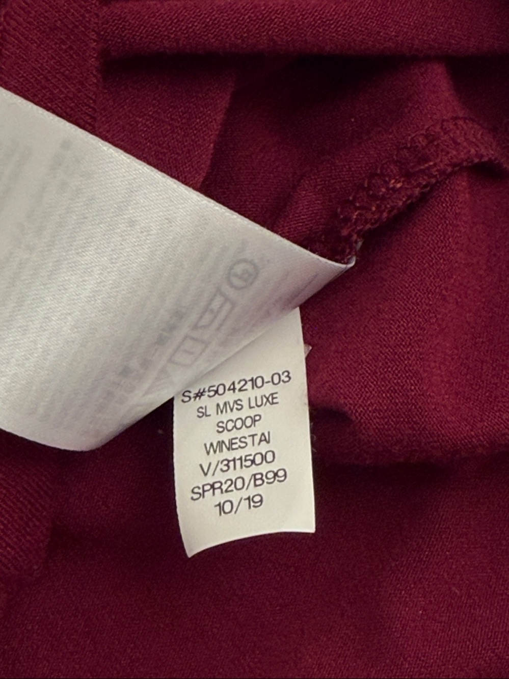 Old Navy Luxe burgundy sleeveless swingy tank top M - Picture 8 of 10